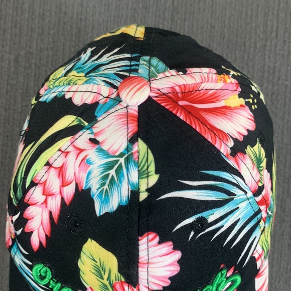 Orange Beach Alabama Baseball Hat Unisex Adjustable Floral Strapback Surf Style - Picture 5 of 13